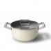 Кастрюля Smeg CSF2412CRM