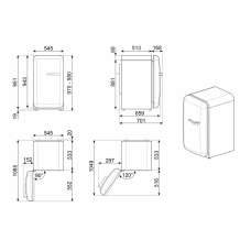 Холодильник SMEG FAB10LWH6