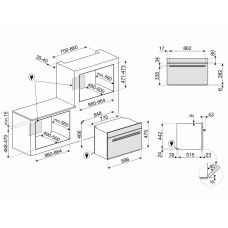 Духовой шкаф SMEG SFPR9604TNR Духовой шкаф SMEG SFPR9604TNR