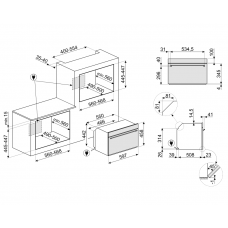 Духовой шкаф SMEG SO4301M0X Духовой шкаф SMEG SO4301M0X