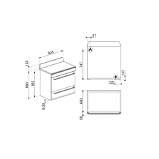 Варочный центр SMEG TR90BL2