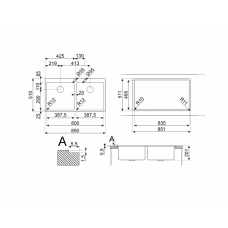 Мойка SMEG VR12S4040RS