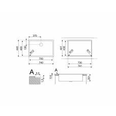 Мойка SMEG VR12S70