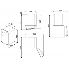 Мини-бар SMEG FAB5RPK6