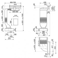 Витяжка SMEG KDH12WLD Витяжка SMEG KDH12WLD