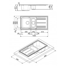 Мойка SMEG LZ102A2 Мойка SMEG LZ102A2