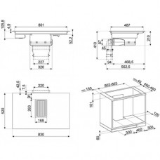 Варочная панель SMEG HOBD682D1