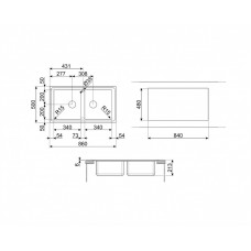 Мойка SMEG LDR862-2 Мойка SMEG LDR862-2