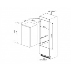 Холодильник SMEG S4C122F