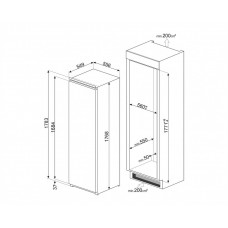Холодильник SMEG S8L174D3E