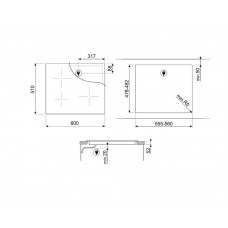 Варочная панель SMEG SI2641DP Варочная панель SMEG SI2641DP