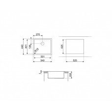 Мойка SMEG VFU50BRX Мойка SMEG VFU50BRX