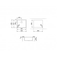 Мойка SMEG VSTR50BRX Мойка SMEG VSTR50BRX