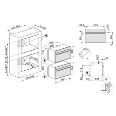 Духовой шкаф SMEG SO4104M2PB3