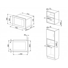 Микроволновая печь SMEG FMI325N
