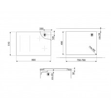 Варочная панель SMEG SI1M24844D Варочная панель SMEG SI1M24844D