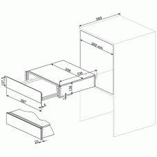 Підігрівач посуду SMEG CTP8015P