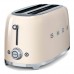 Тостер на 4 ломтика Smeg TSF02CREU