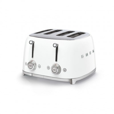 Тостер на 4 скибочки Smeg TSF03WHEU