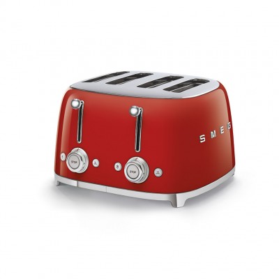 Тостер на 4 ломтика Smeg TSF03RDEU