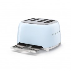 Тостер на 4 скибочки Smeg TSF03PBEU